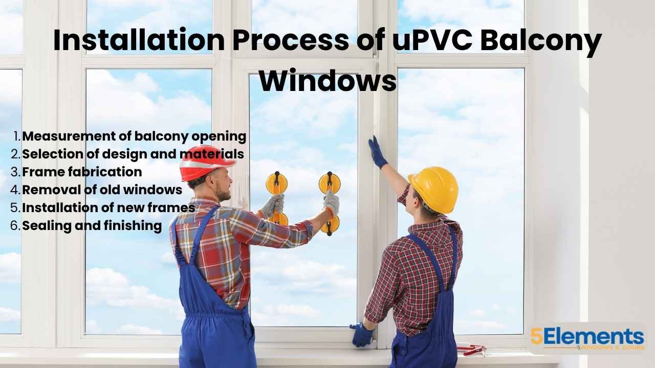 Installation Process of uPVC Balcony Windows