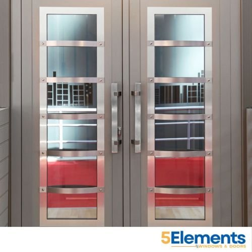 uPVC double door