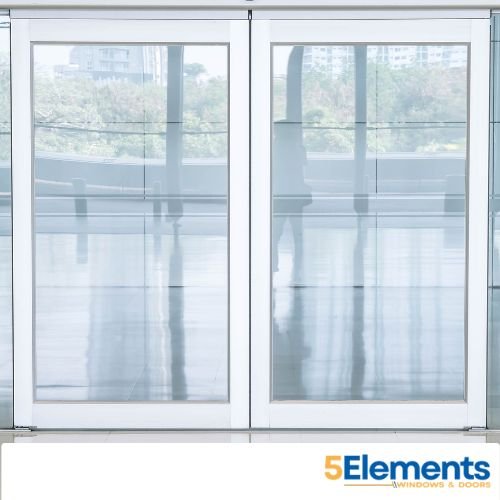uPVC double door