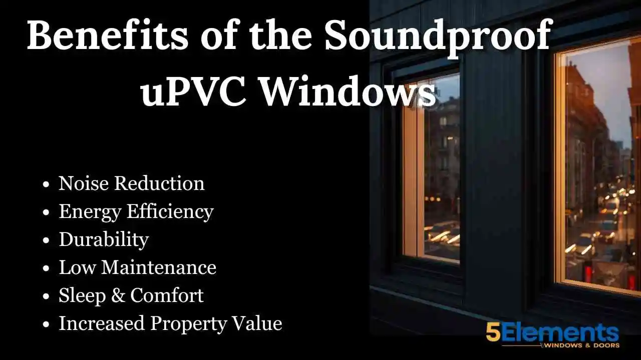 soundproof uPVC windows