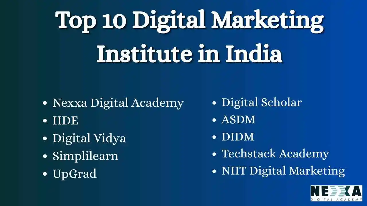 top 10 digital marketing institute in india