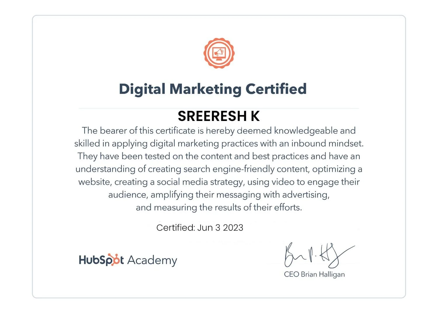 Digital marketing objectives