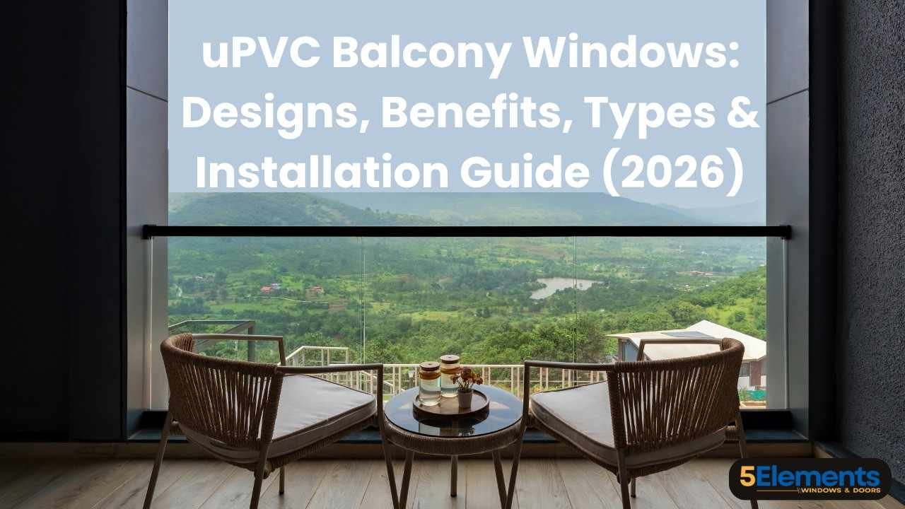 uPVC Balcony Windows: Designs, Benefits, Types & Installation Guide (2026)