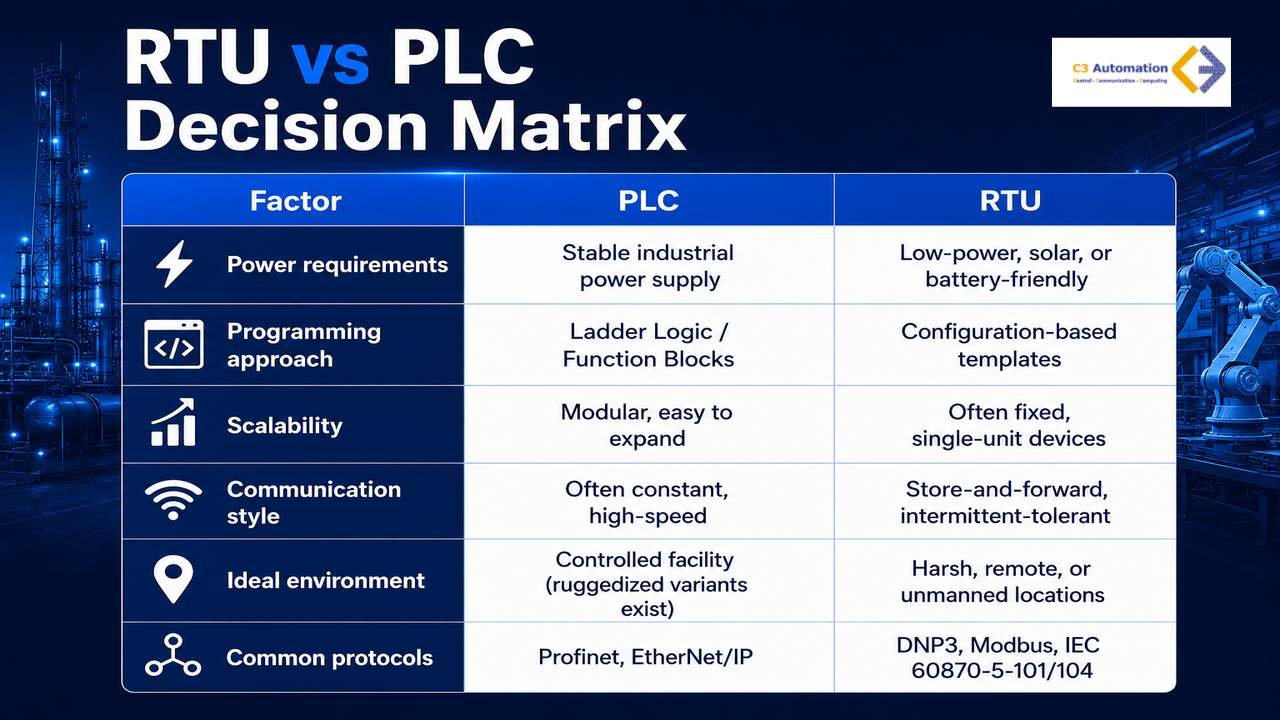 PLC application