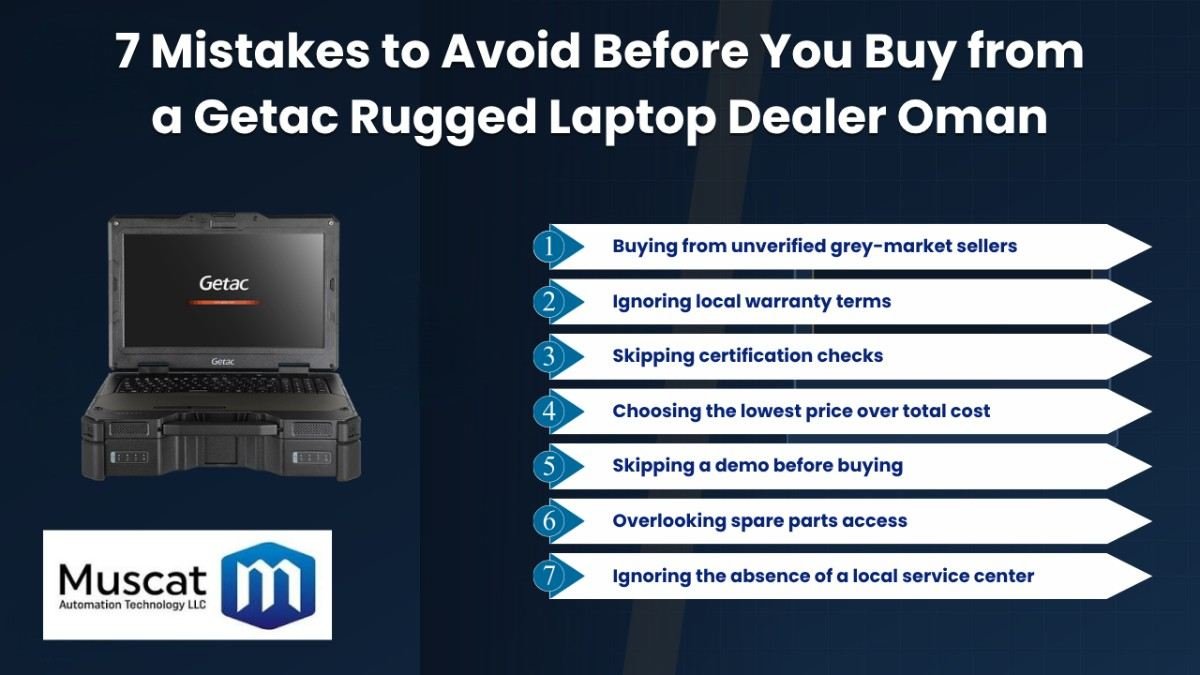 Getac rugged laptop dealer Oman