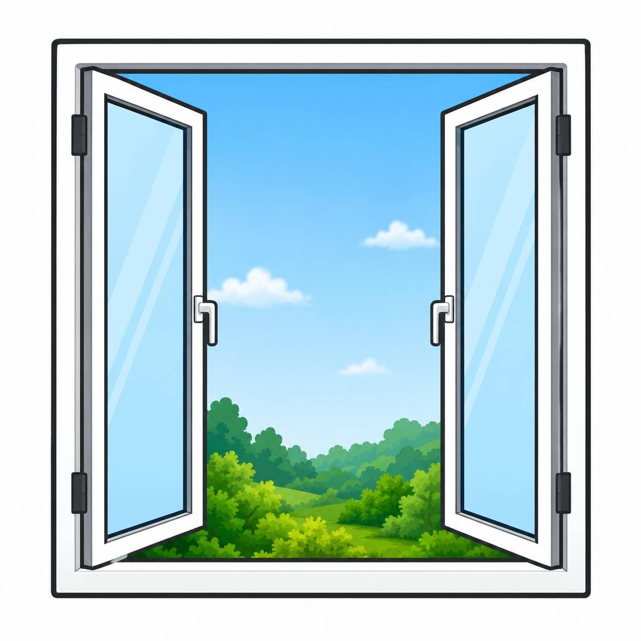 upvc window section