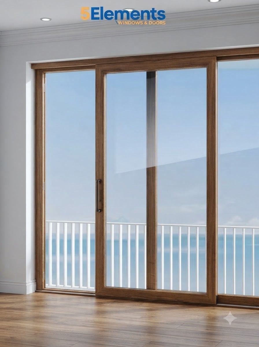 laminated upvc door