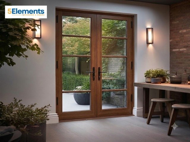 laminated upvc door