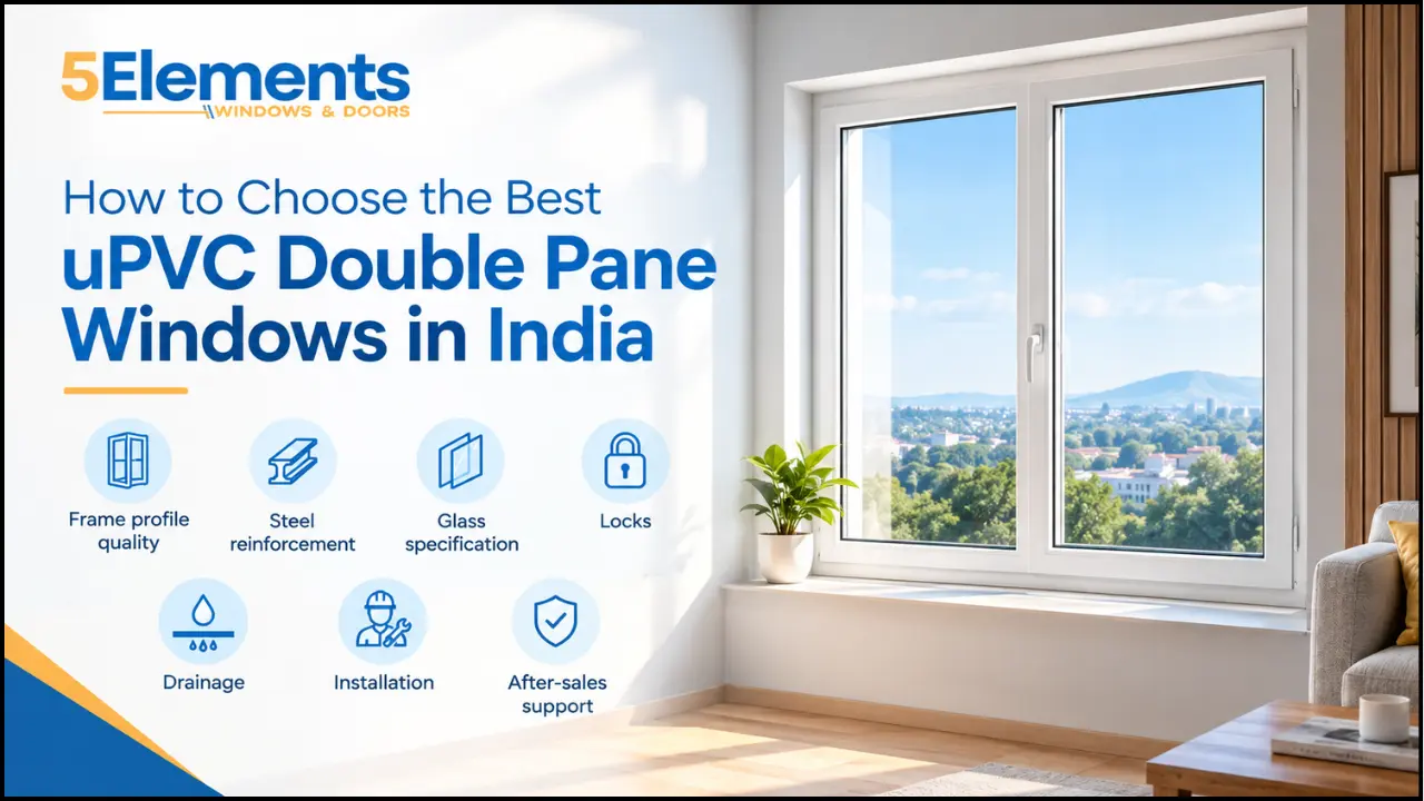 uPVC double glazed window